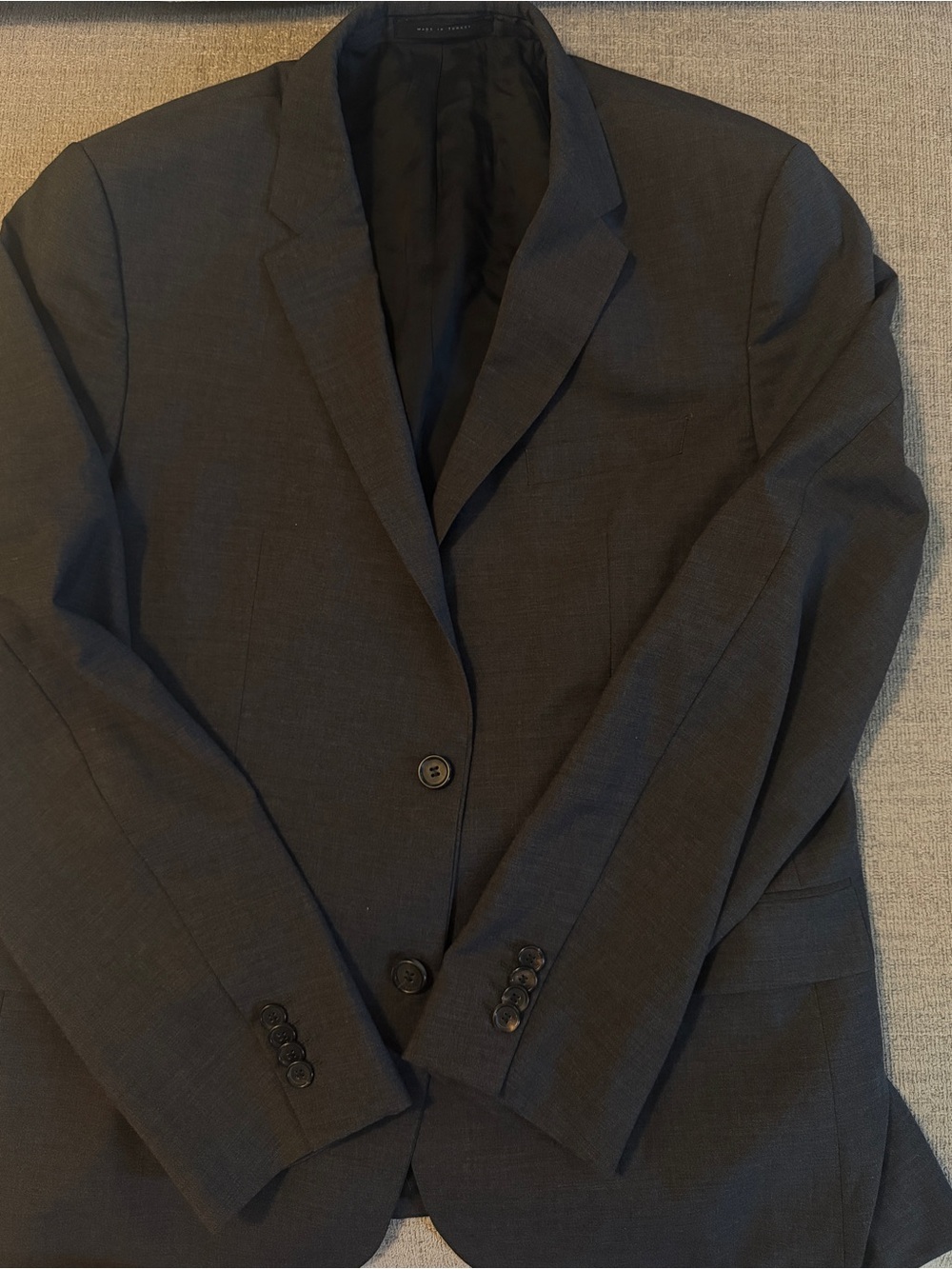 100% v wool hugo boss men grey vest